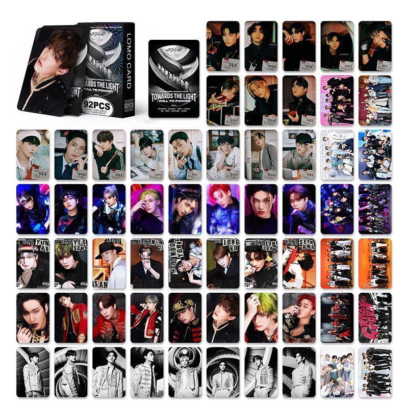 PHOTOCARDS ATEEZ 2024 TOWARDS THE LIGHTKITS 92 PCS (60 PHOTOCARDS + 32 STICKERS)