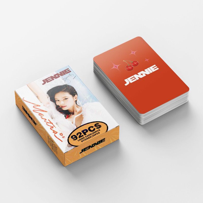 PHOTOCARDS JENNIE  MANTRA + STICKERS (92 PCS)