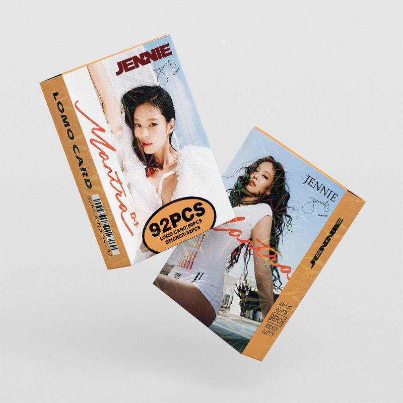 PHOTOCARDS JENNIE  MANTRA + STICKERS (92 PCS)