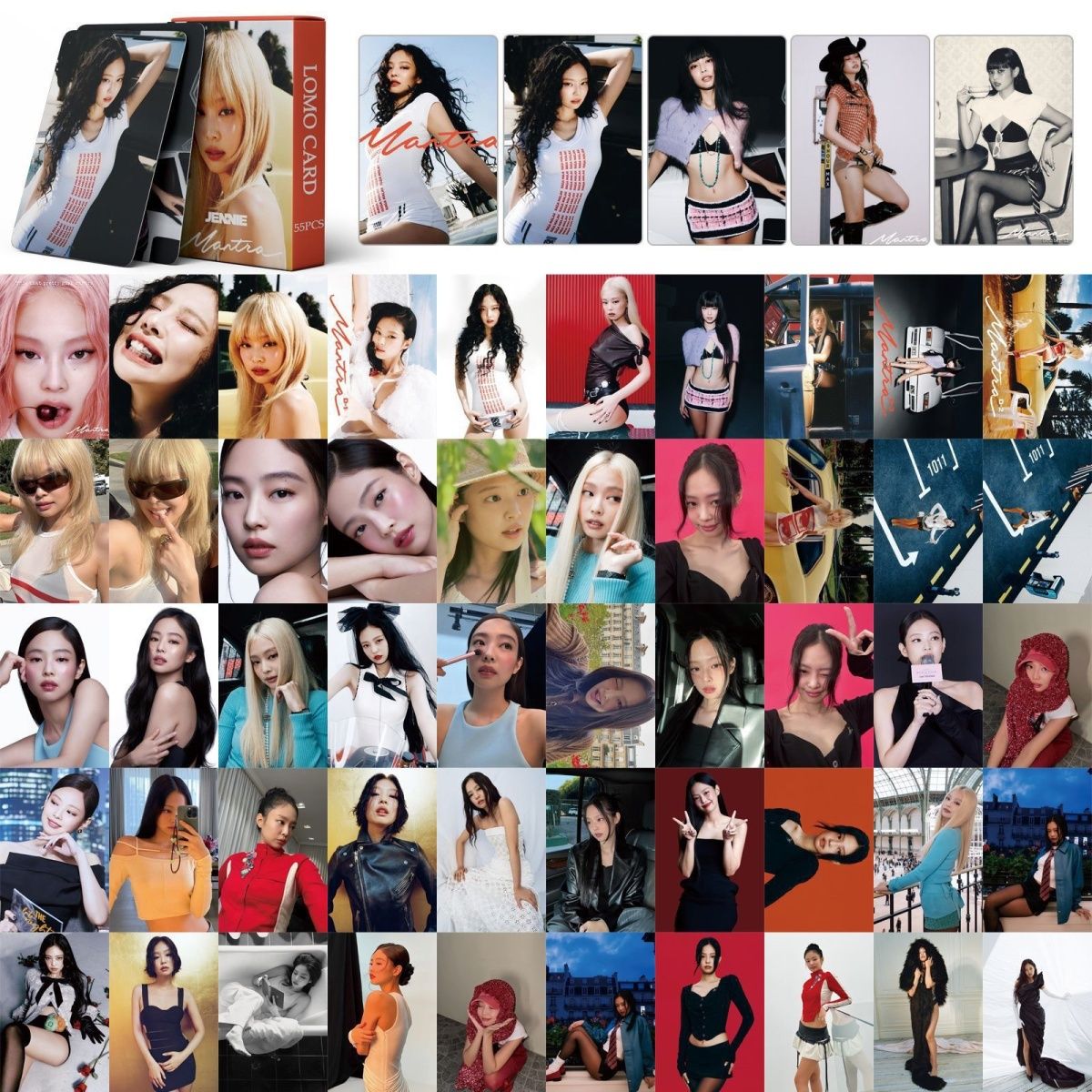 PHOTOCARDS JENNIE MANTRA 55 PCS