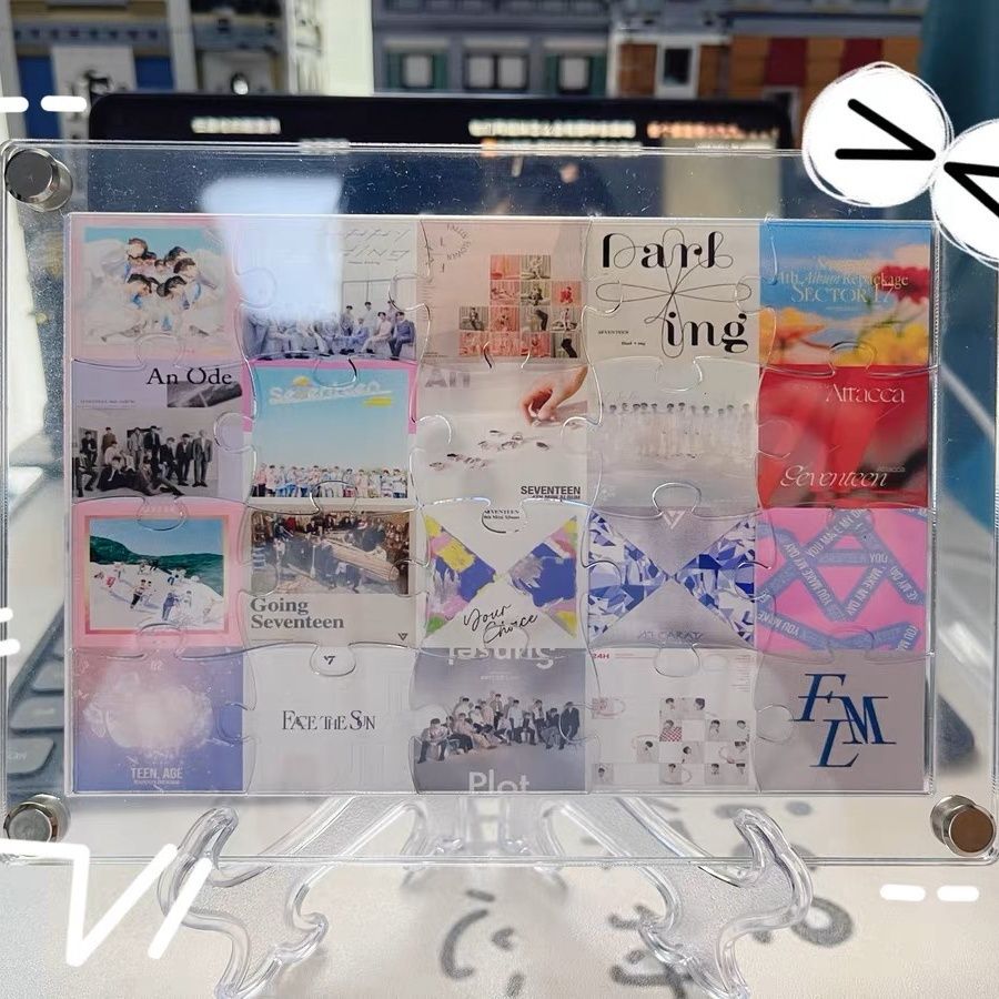SEVENTEEN MERCH  ALBUMS DECORATIVE PUZZLE(2 sizes)