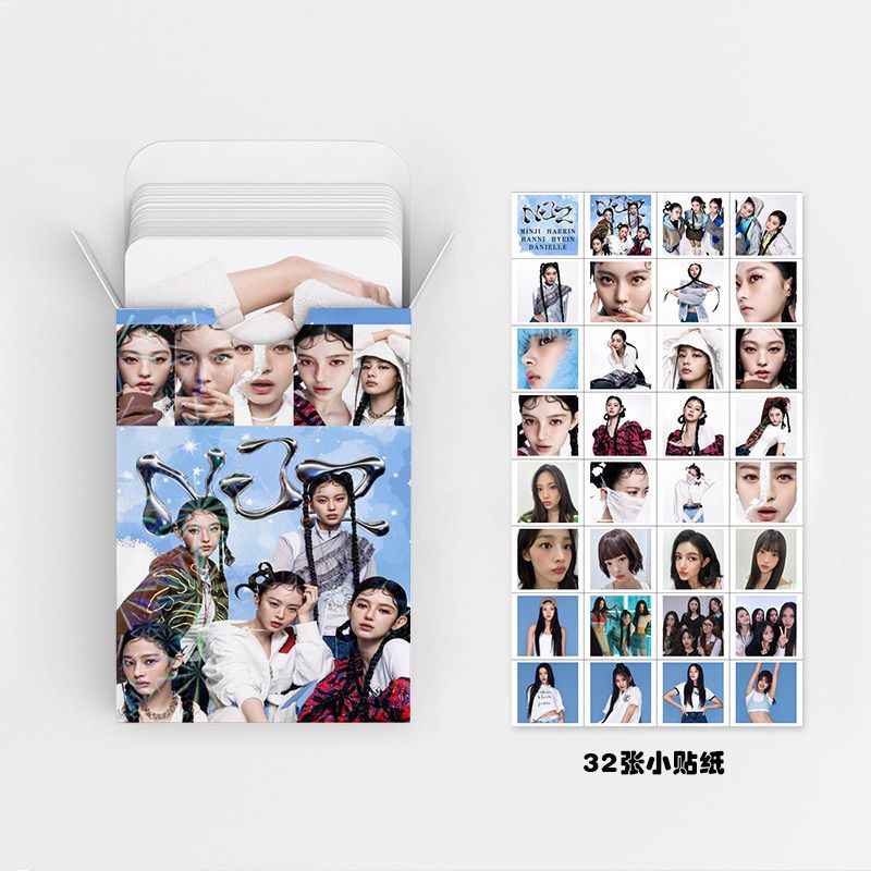 PHOTOCARDS NJZ (NEWJEANS)  92 PCS (60 PHOTOCARDS + 32 STICKERS)