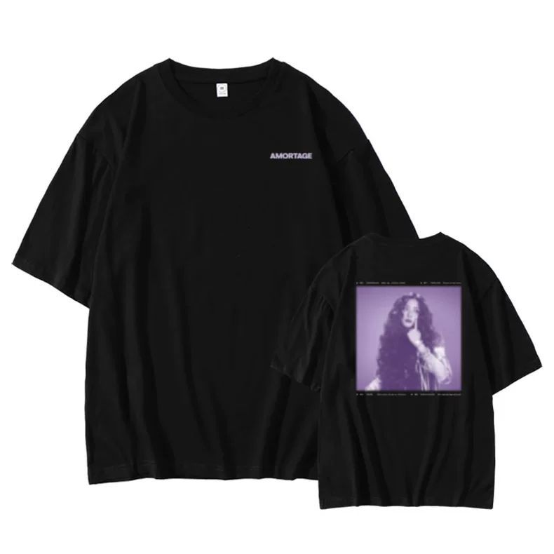 JISOO T-SHIRTS (BLACKPINK) AMORTAGE 100% COTTON
