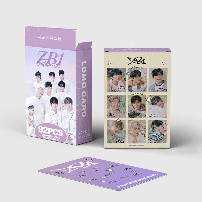 ZB1 ZEROBASEONE PHOTOCARDS + STICKERS 92 PCS