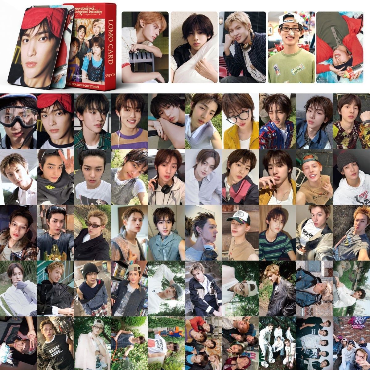 CORTIS PHOTOCARDS 2026 SEASON'S GREETINGS 55 PCS