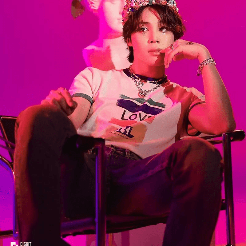 BTS JIMIN T-SHIRT ËQUAL LOVE 1984 100% COTTON